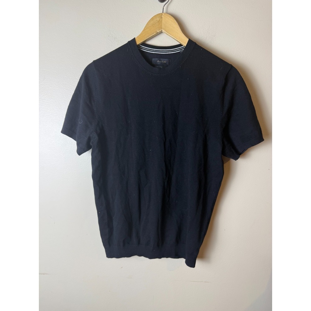 Porter & Ash Performance Tee Crew Neck T-Shirt Mens S Black Casual